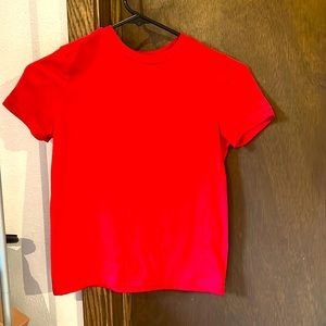 Boys t-shirt, urban pipeline, S(6/8), red